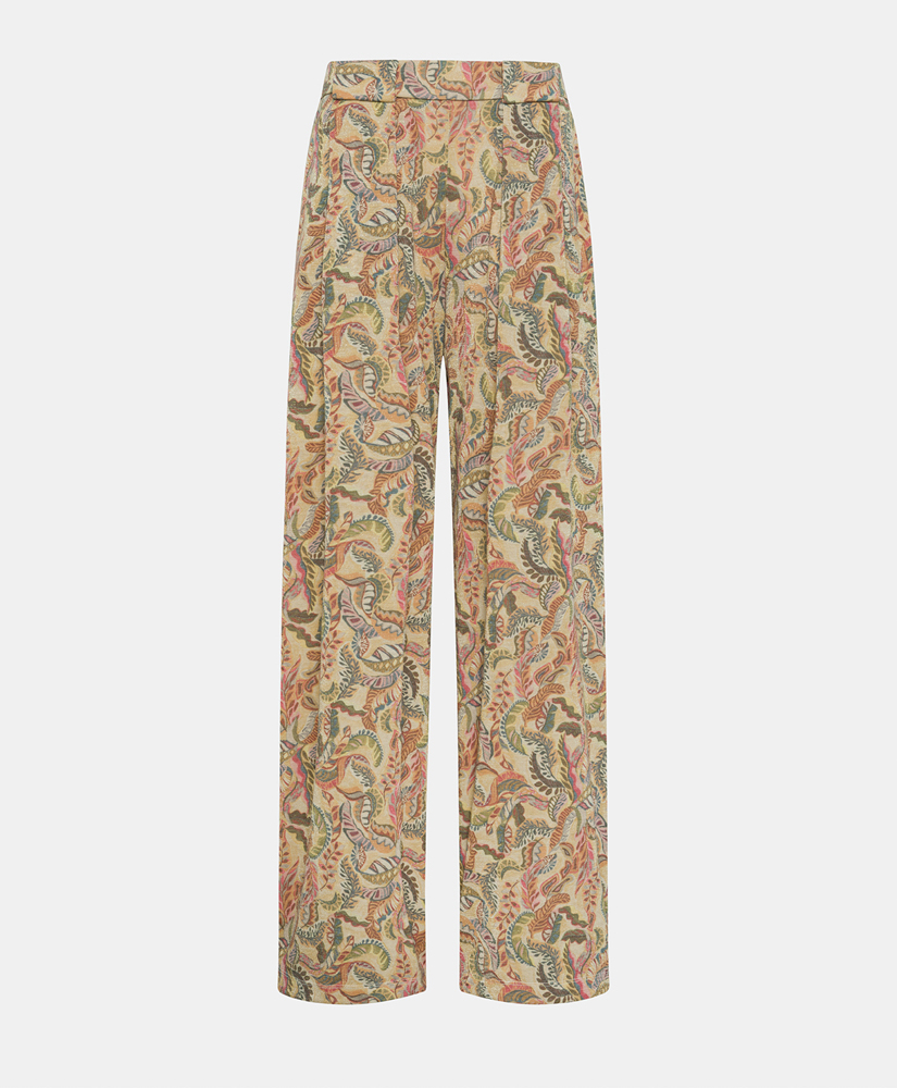 PANTALONI ASPEN IN JERSEY LUREX STAMPATO - MULTICOLOR MAGENTA - Clothing - Momonì