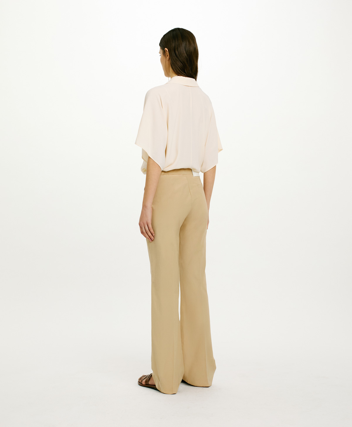 PANTALONI AMSTERDAM IN COTONE - CAMMELLO - Momonì