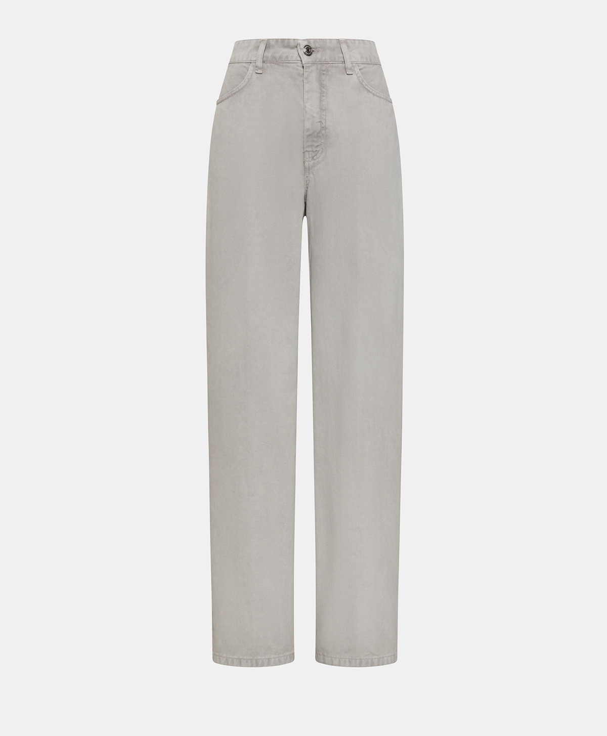 CHICAGO PANTS IN GARMENT DYED BULL - ICE - Clothing - Momonì