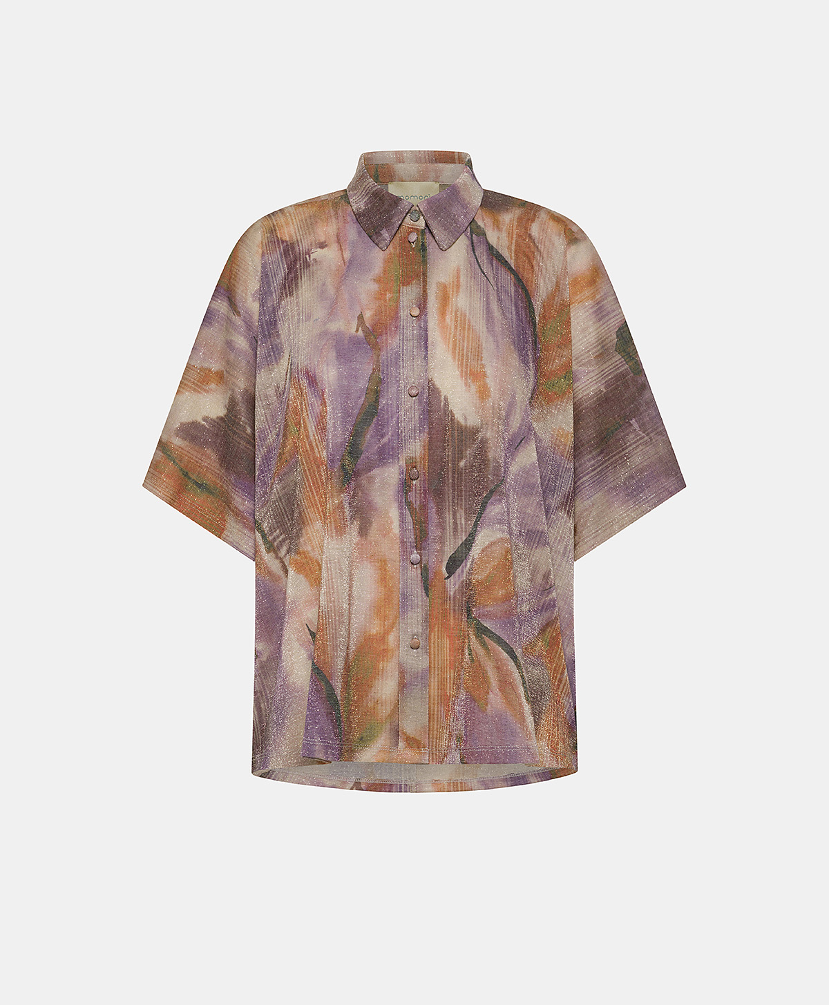 BROOKLIN SHIRT IN PRINTED LUREX JERSEY - MULTICOLOR - Clothing - Momonì