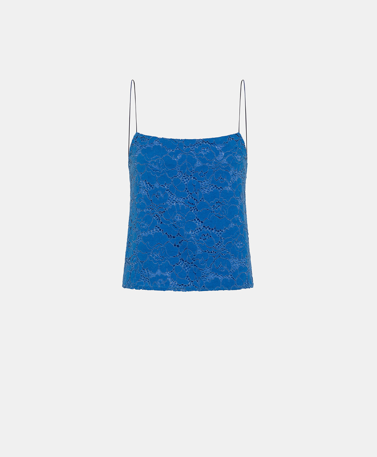 ARIEL LACE TOP - COBALT - Clothing - Momonì
