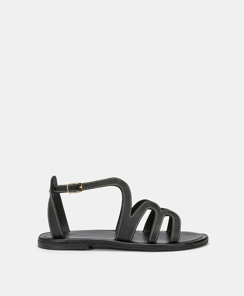 CHAUSSURES JUNINE EN CUIR - NOIR - Shoes and accessories - Momonì