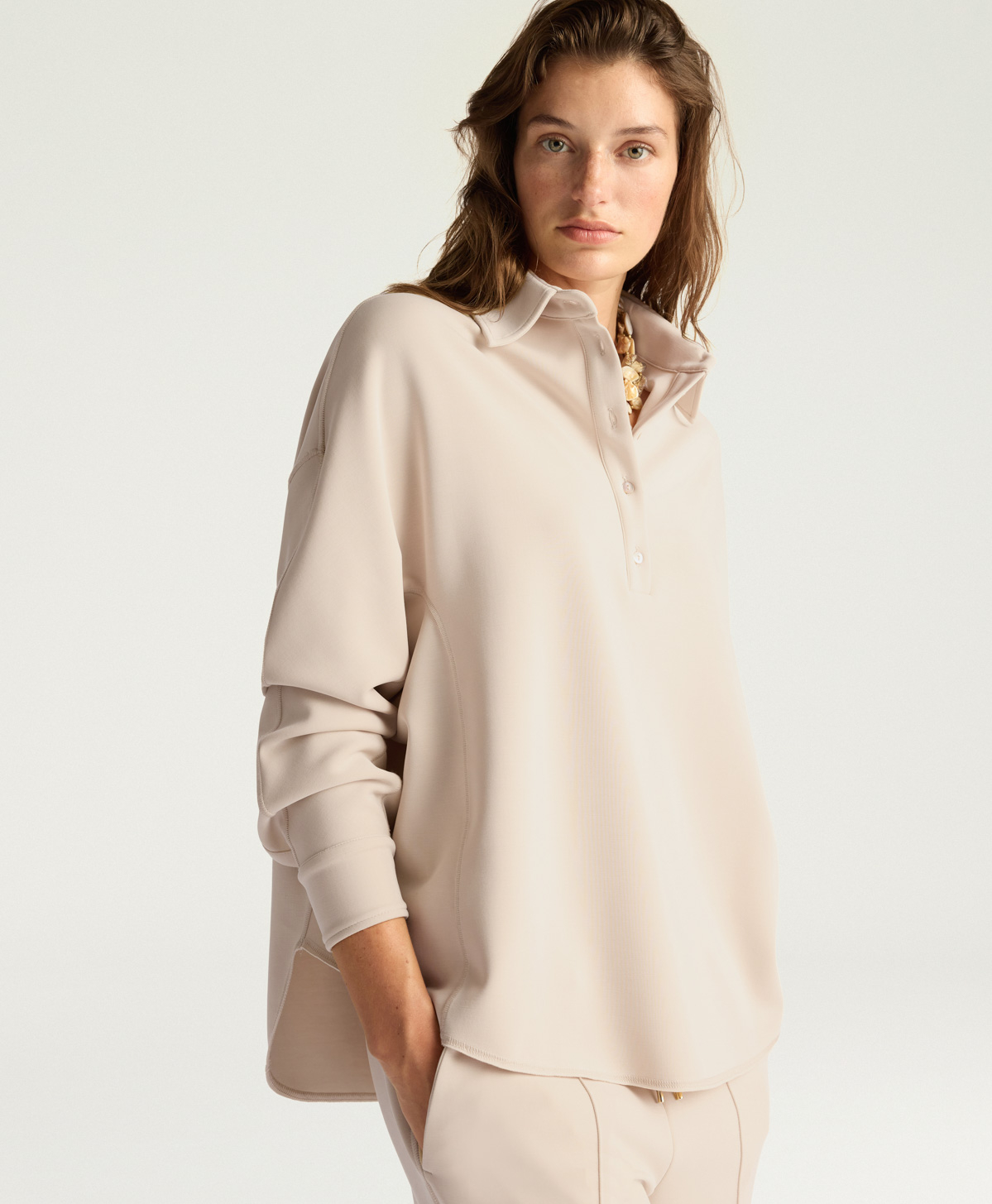 BLUSA LILAC DE PUNTO DE MODAL - ARENA - Momonì