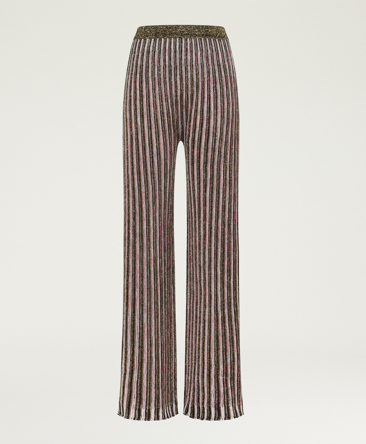 MASON MULTISTRIPED LUREX PANTS - PINK MULTICOLOR - Clothing - Momonì