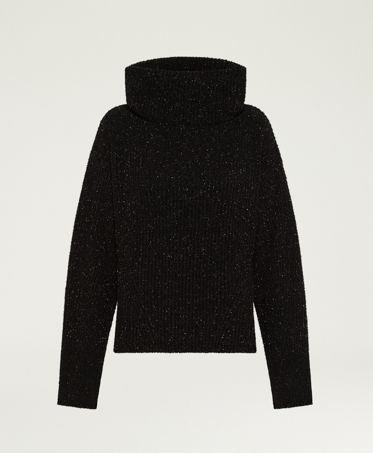 SEVERN MULTISTRIPED LUREX SWEATER - BLACK - Clothing - Momonì