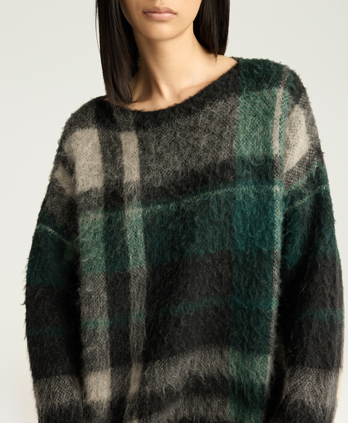 TRICOT PETUNIA EN JACQUARD BROSSÉ - MULTICOLORE - Momonì