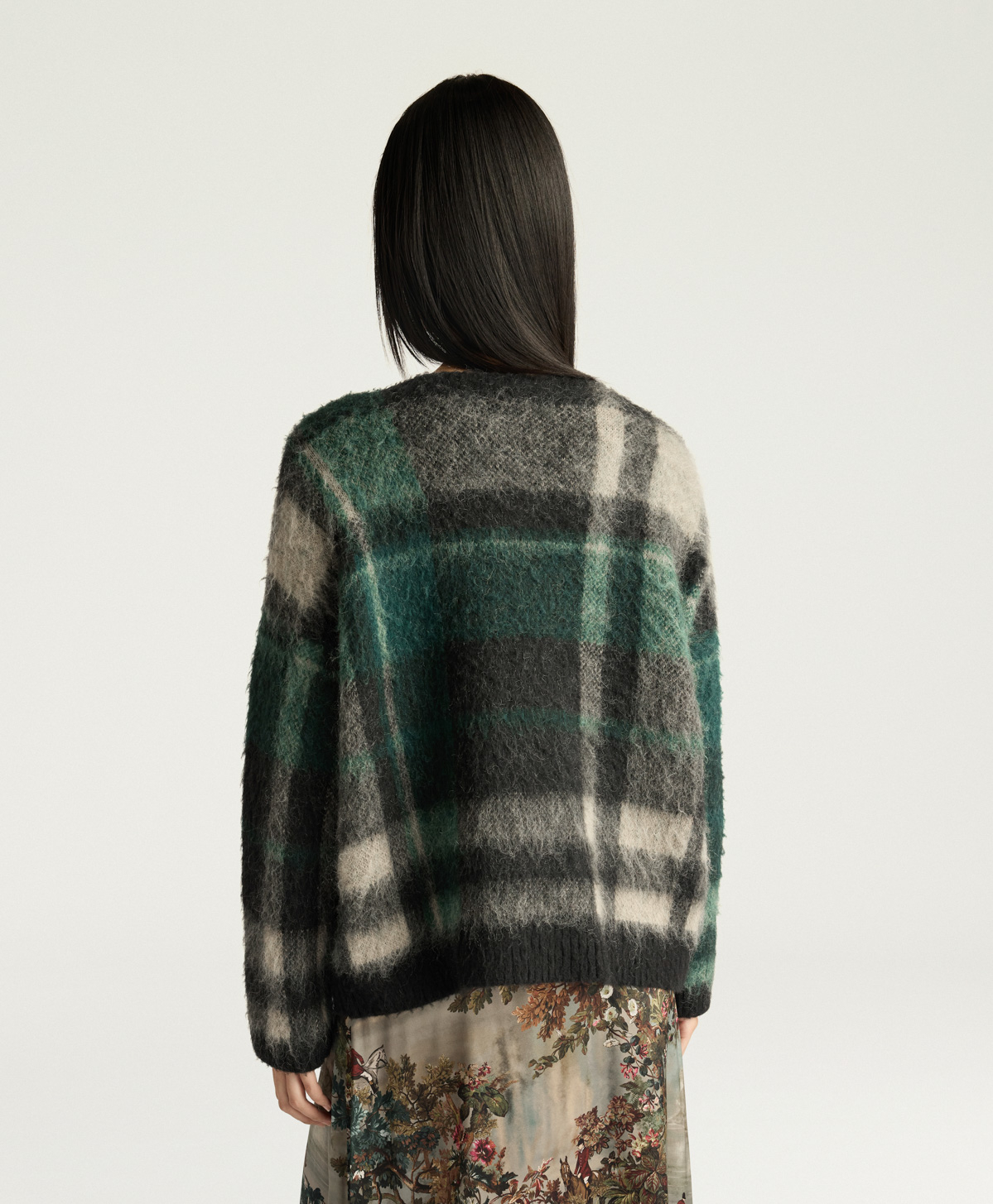 TRICOT PETUNIA EN JACQUARD BROSSÉ - MULTICOLORE - Momonì