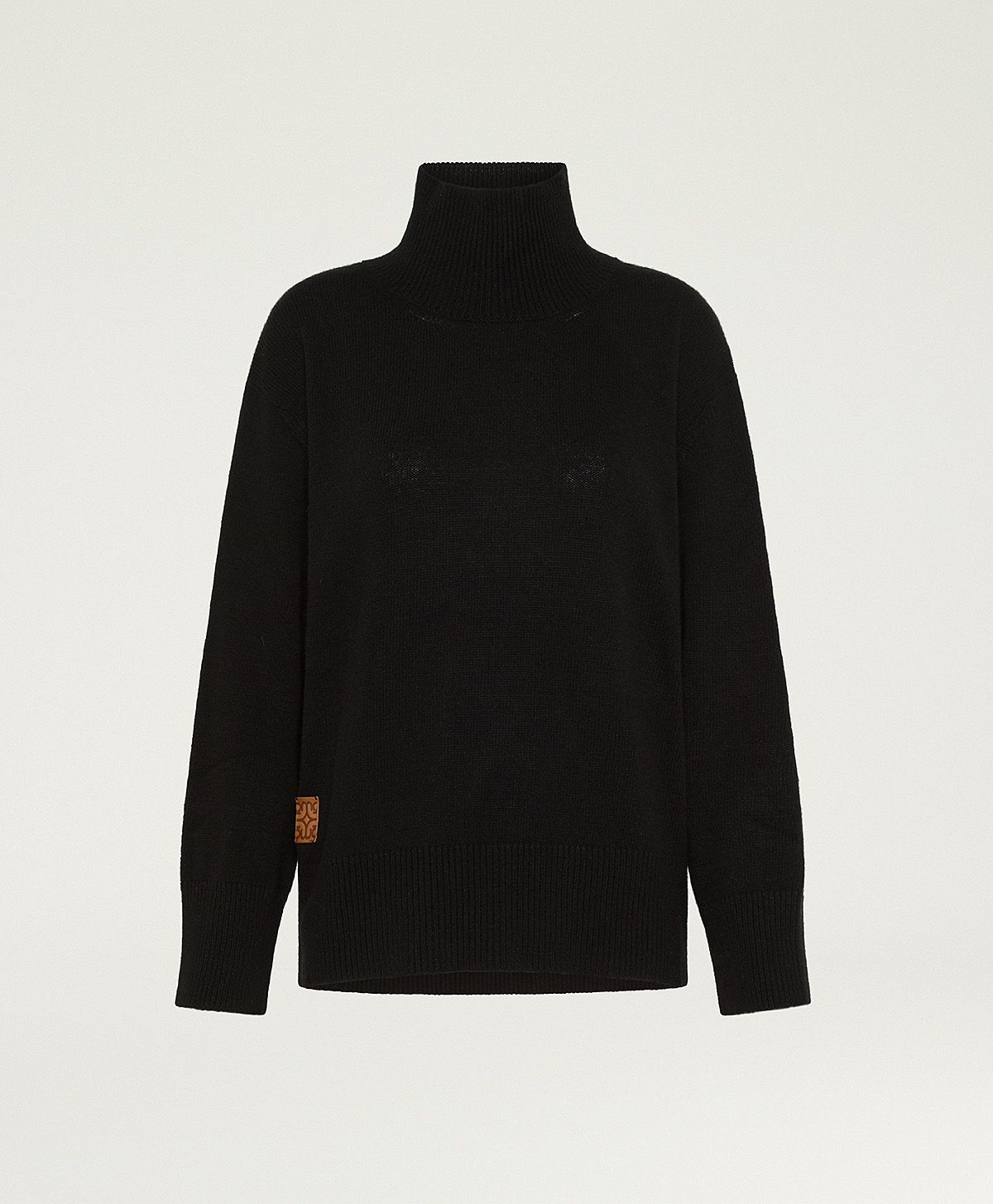 QUINCE SWEATER IN WOOL/CASHMERE - BLACK - Momonì