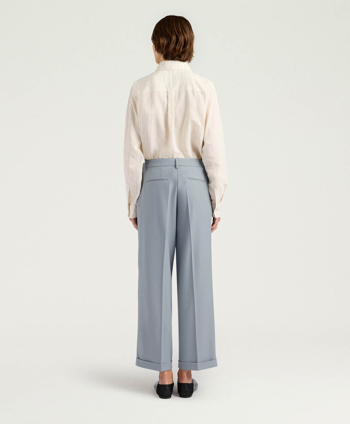 PANTALONI DANGO IN FLANELLA - POLVERE - Momonì