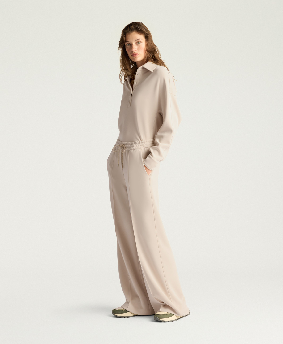 CELTIC PANTS IN MODAL JERSEY - SAND - Momonì
