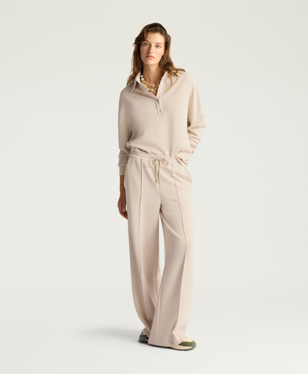 CELTIC PANTS IN MODAL JERSEY - SAND - Momonì