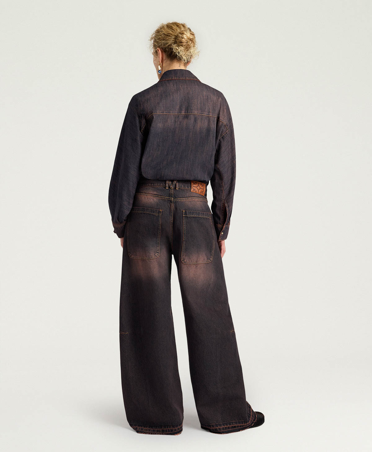 PANTALONI NOTTINGHAM IN DENIM STONE WASHED 12 OZ - VINACCIA - Momonì