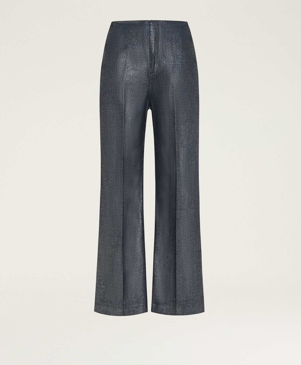 PANTALON EDIMBOURG EN DENIM LAMINÉ 10 OZ - CANON DE FUSIL - Momonì