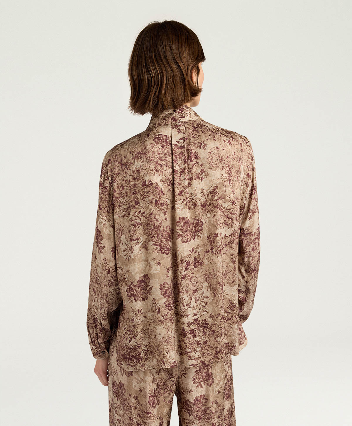CAMICIA ARLES IN VISCOSA JAQUARD STAMPATA - MULTICOLOR VINACCIA - Momonì