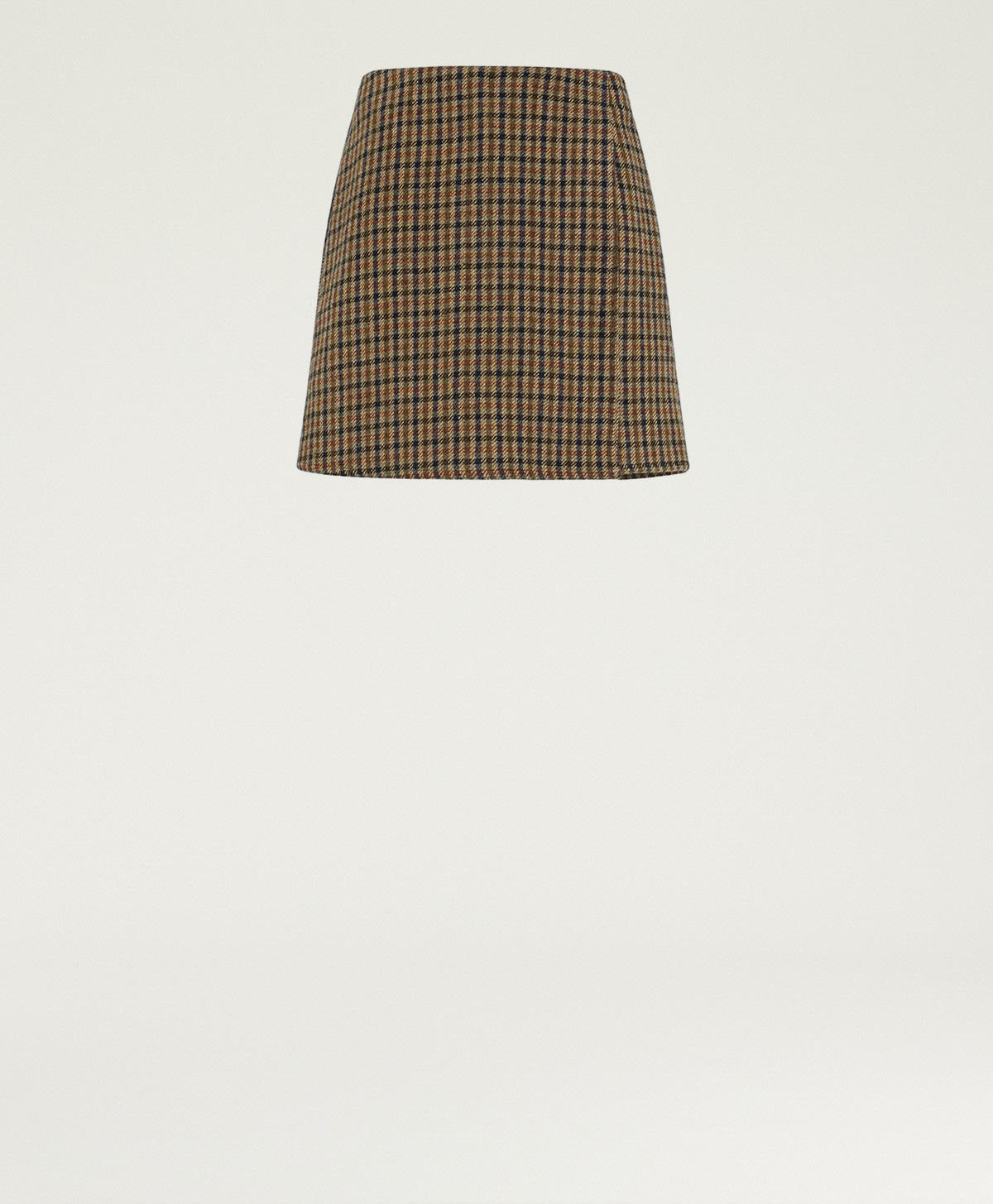 JUPE DAISY EN PANNE CARREAUX DE LAINE - MULTICOLORE - Clothing - Momonì