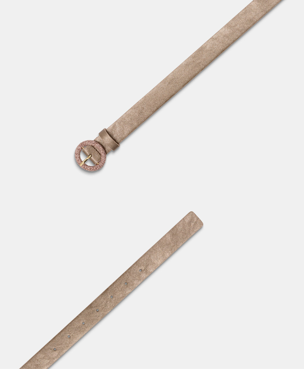 ARAZA' BELT IN LAMINATED ECO-LEATHER - BRONZE - Momonì
