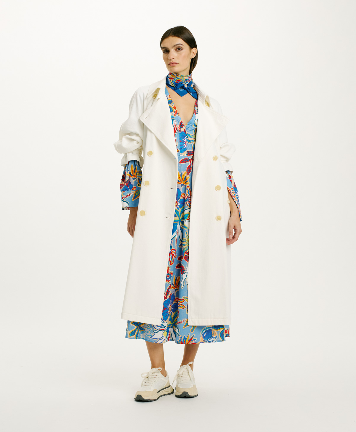 CAPPOTTO PARAGUAY IN DENIM - PANNA - Momonì