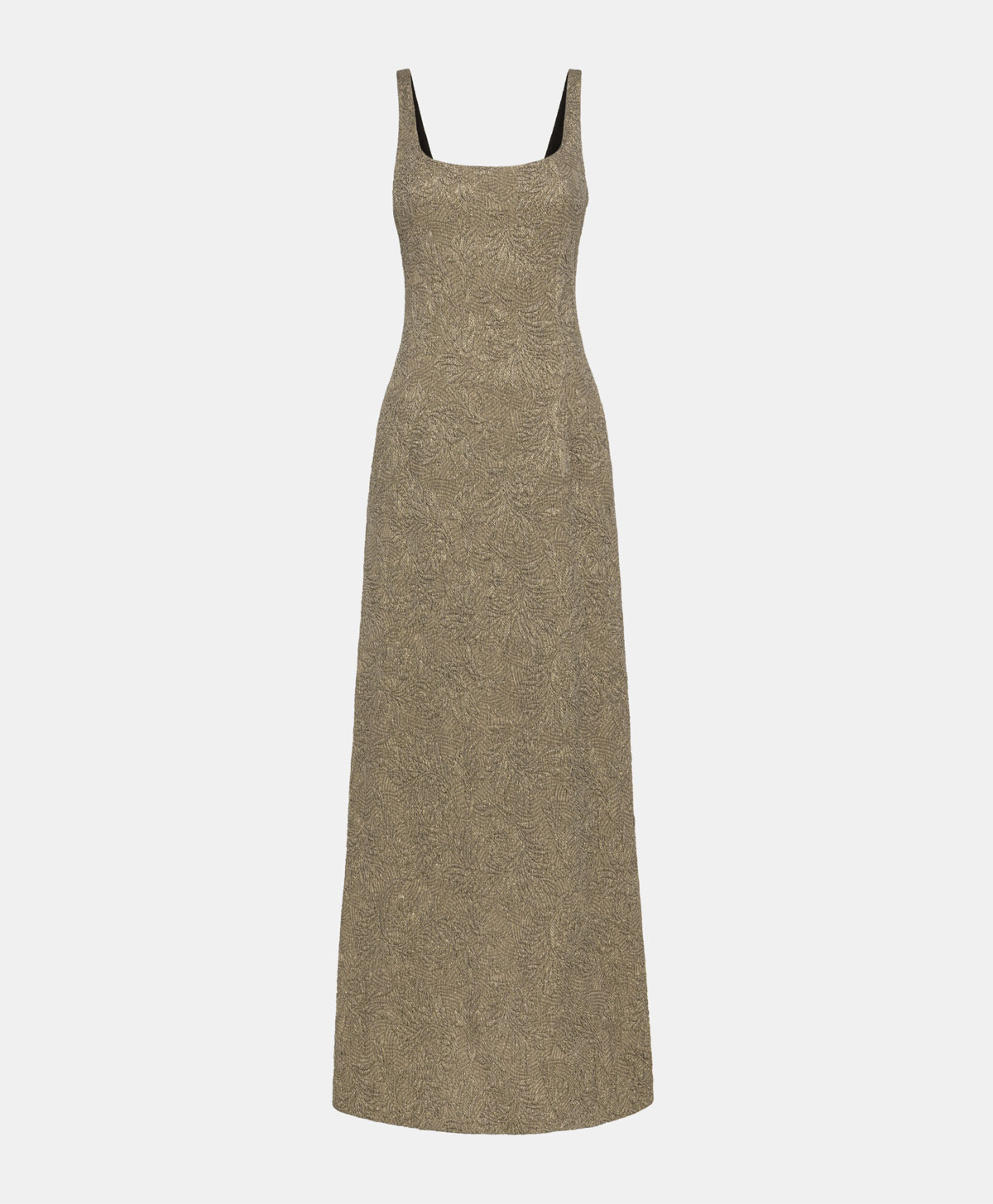 VESTITO BOLIVIA IN JACQUARD DI COTONE - ORO/ARGENTO - Clothing - Momonì