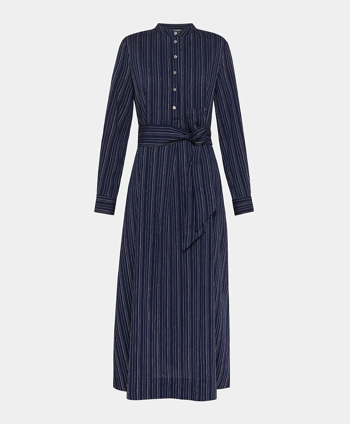 VESTITO LORINA MULTIRIGA - BLU/PANNA - Clothing - Momonì