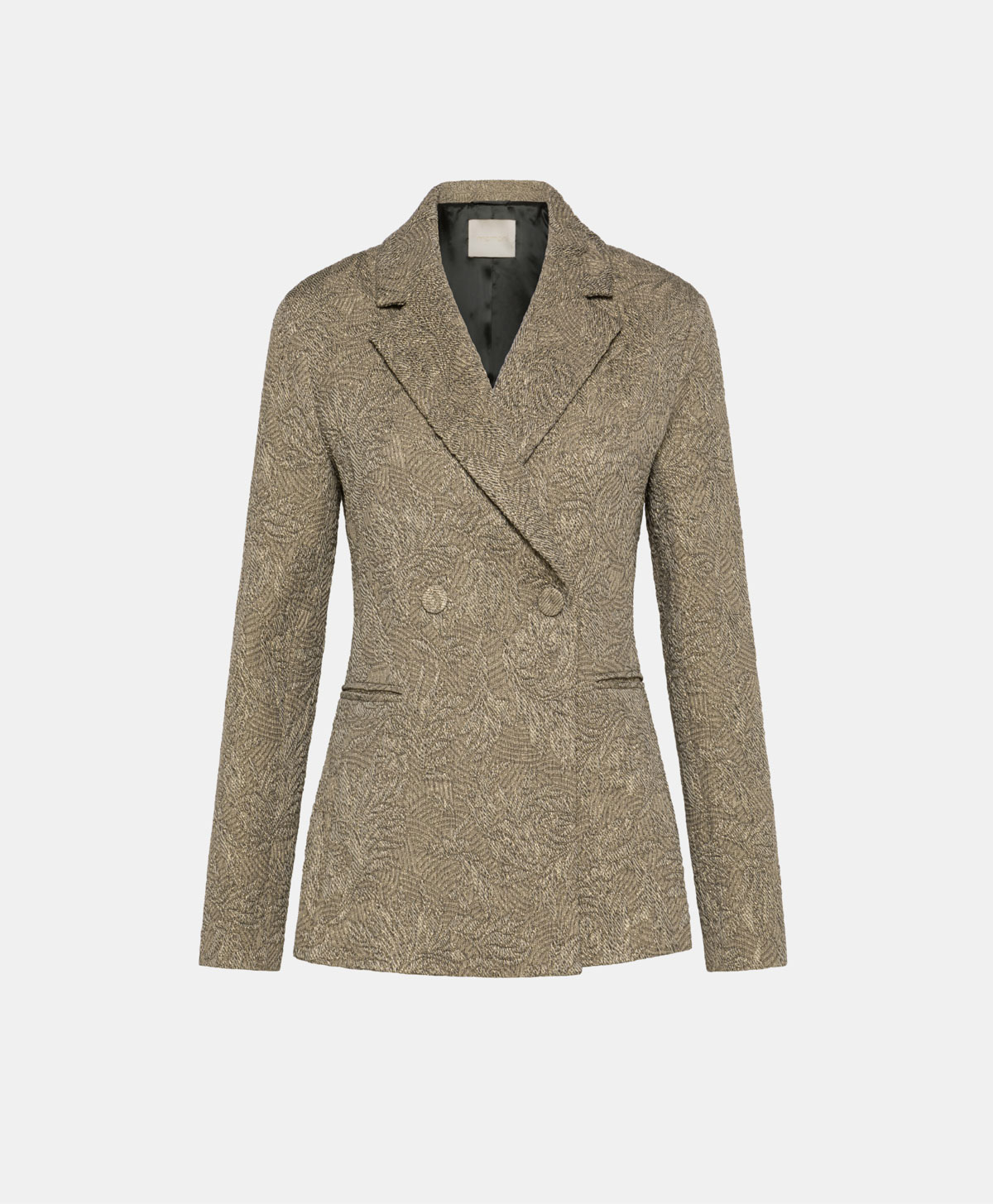 VESTE INAJA EN JACQUARD DE COTON - OR/ARGENT - Momonì