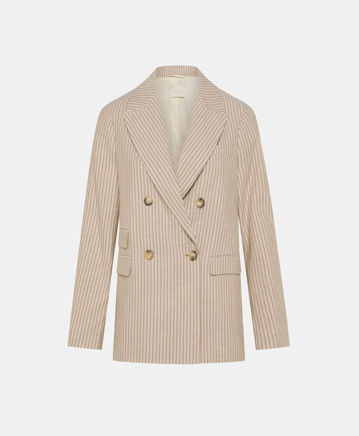 GIACCA ODO IN COTONE/CANAPA - COGNAC/PANNA - Clothing - Momonì
