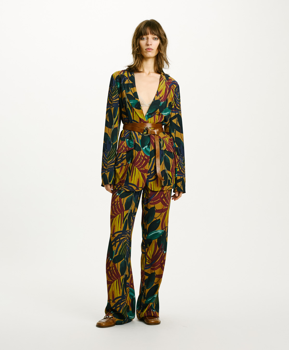 GIACCA TEKOA IN CREPE DI VISCOSA STAMPATA - OLIO MULTICOLOR - Clothing - Momonì