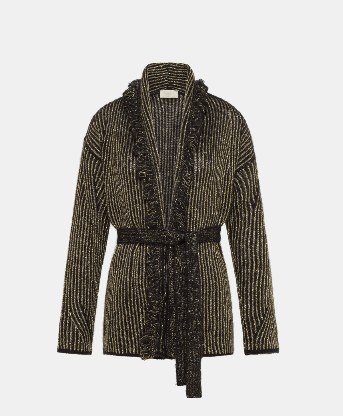 MAGLIA WANENKI IN MOHAIR E LUREX - NERO - Clothing - Momonì