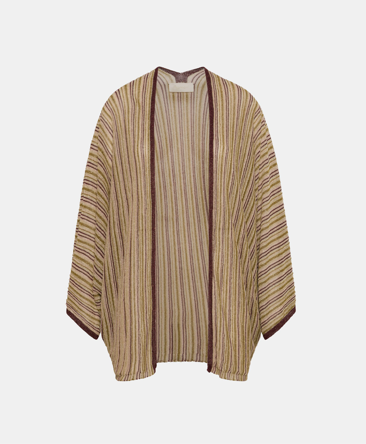 TRICOT MARAMBAIA EN LUREX MULTIRAYURES - ROSE MULTICOLORE - Clothing - Momonì