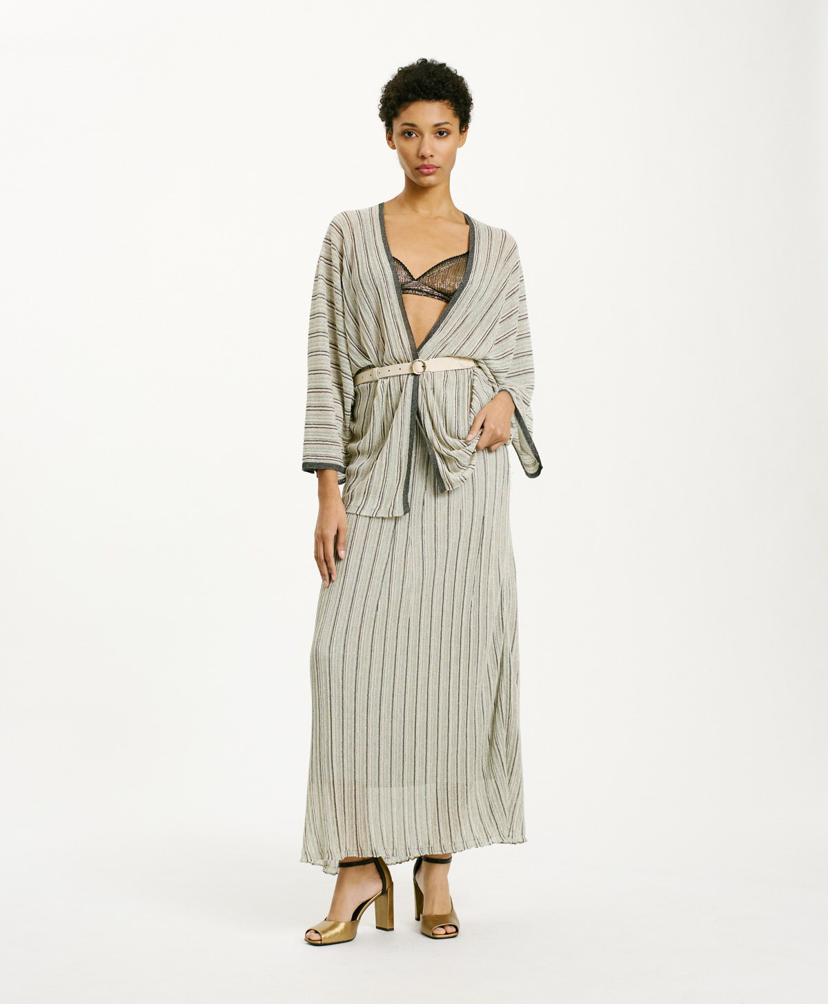 TRICOT MARAMBAIA EN LUREX MULTIRAYURES - EAU MULTICOLORE - Clothing - Momonì