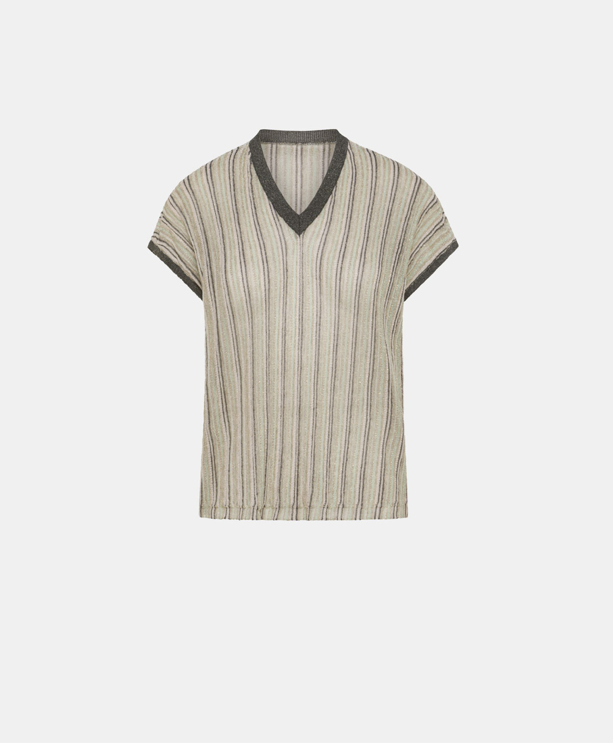 TRICOT ANHUI EN LUREX MULTIRAYURES - EAU MULTICOLORE - Clothing - Momonì