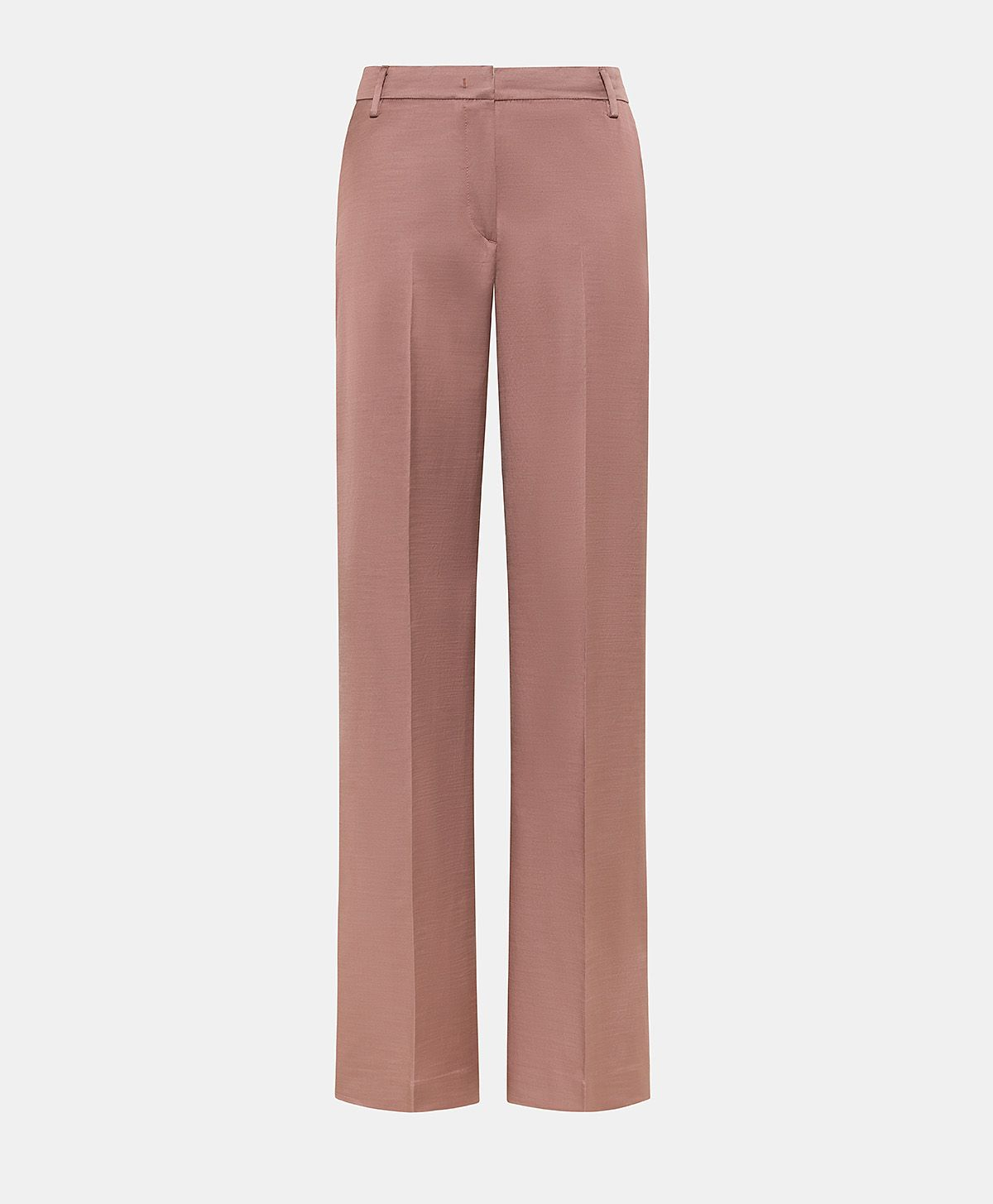 PANTI PANTS IN STRETCH COTTON/VISCOSE - MAUVE - Clothing - Momonì