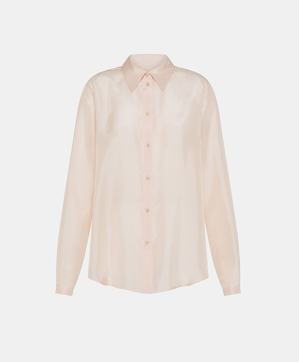ALICIA SHIRT IN HABUTAI SILK - BLOSSOM - Clothing - Momonì
