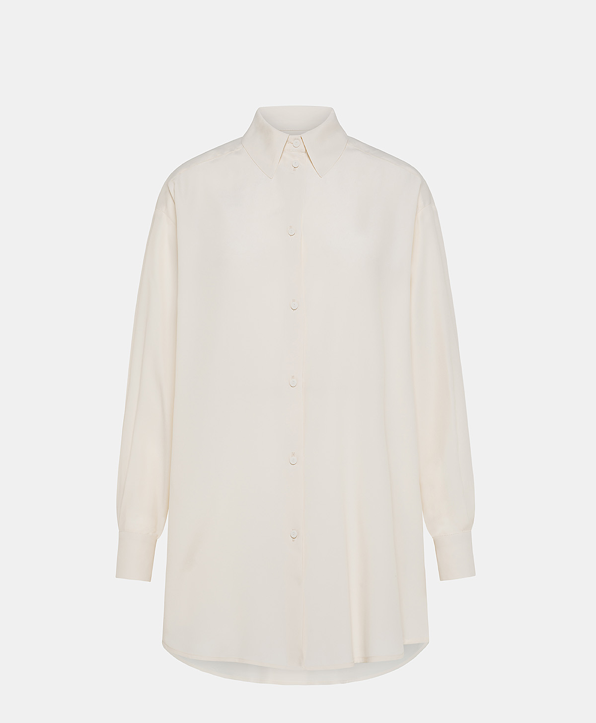 CAMICIA HAMACAS IN ACETATO SETA - PANNA - Clothing - Momonì