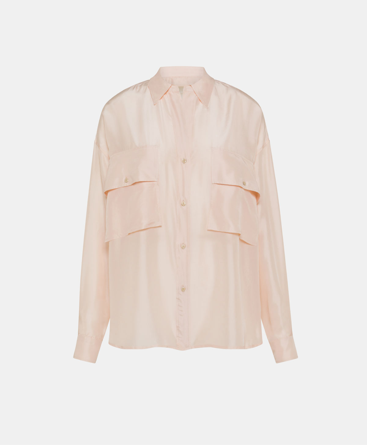 PITANGA SHIRT IN HABUTAI SILK - BLOSSOM - Momonì