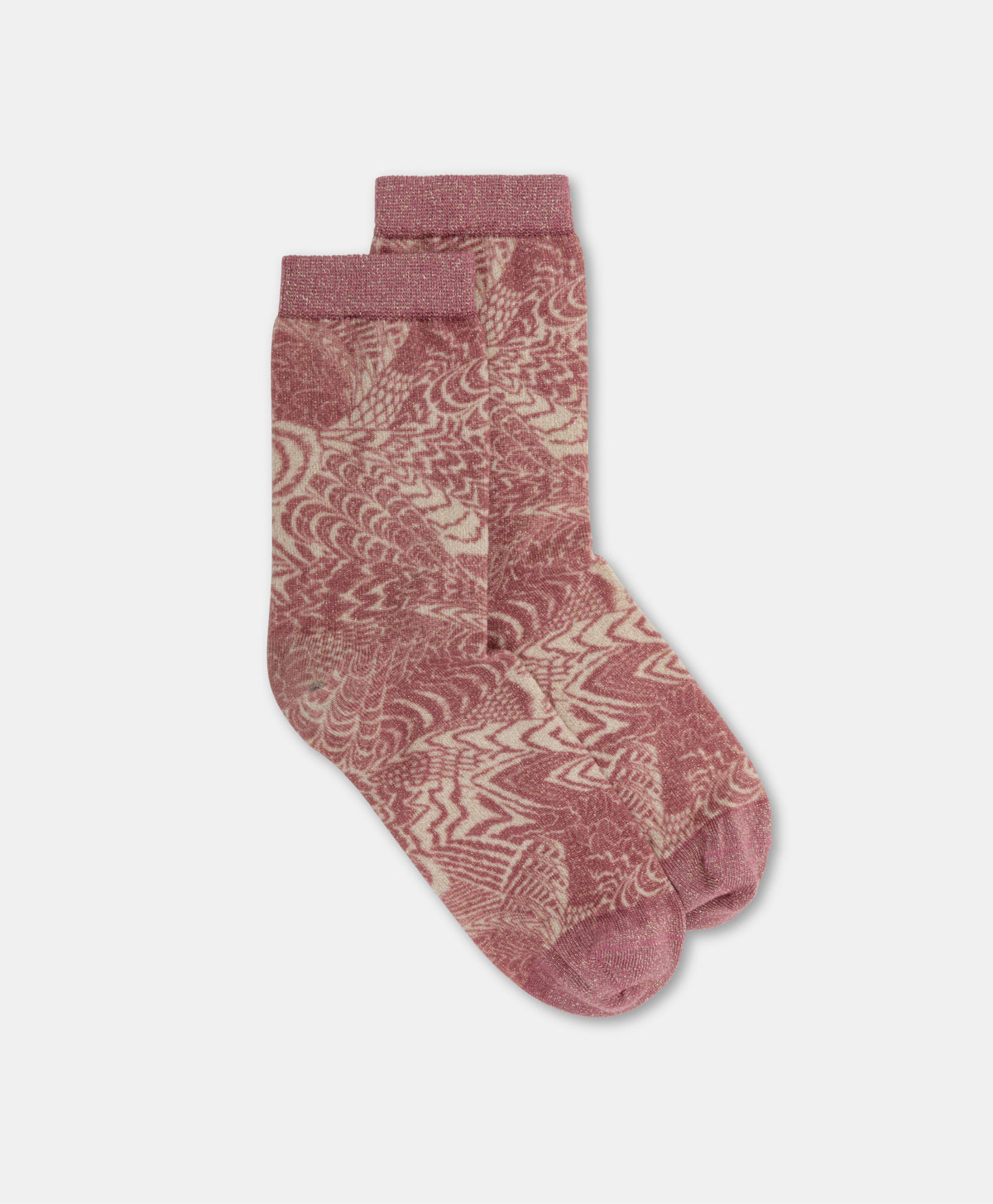 INI PRINTED SOCKS - CREAM/MUST WINE - Shoes and accessories - Momonì