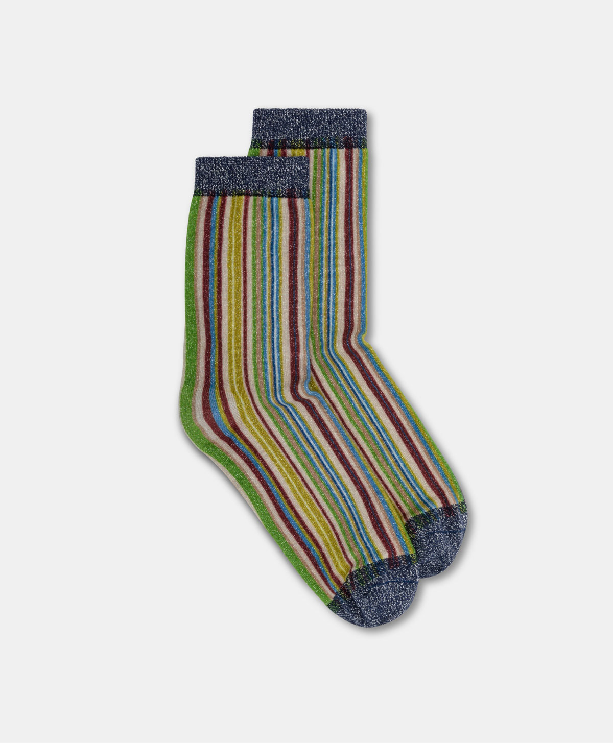 INI PRINTED SOCKS - LIGHT BLUE/GREEN - Shoes and accessories - Momonì