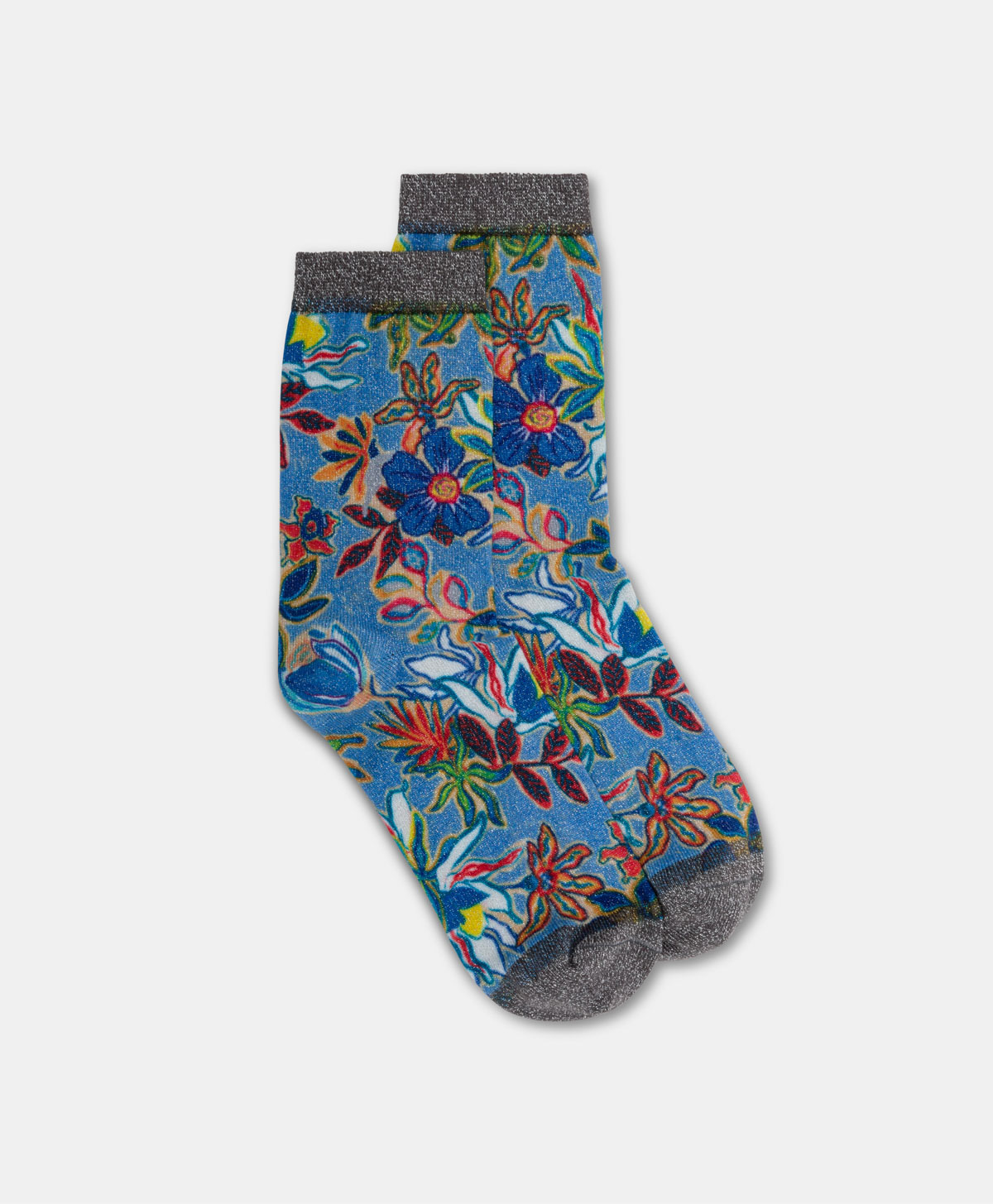 INI PRINTED SOCKS - MULTICOLOR LIGHT BLUE - Shoes and accessories - Momonì
