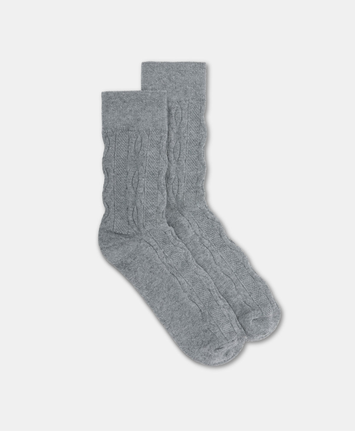 CHAUSSETTES NINFEA TRESSE LUREX - ARGENT CLAIR - Shoes and accessories - Momonì
