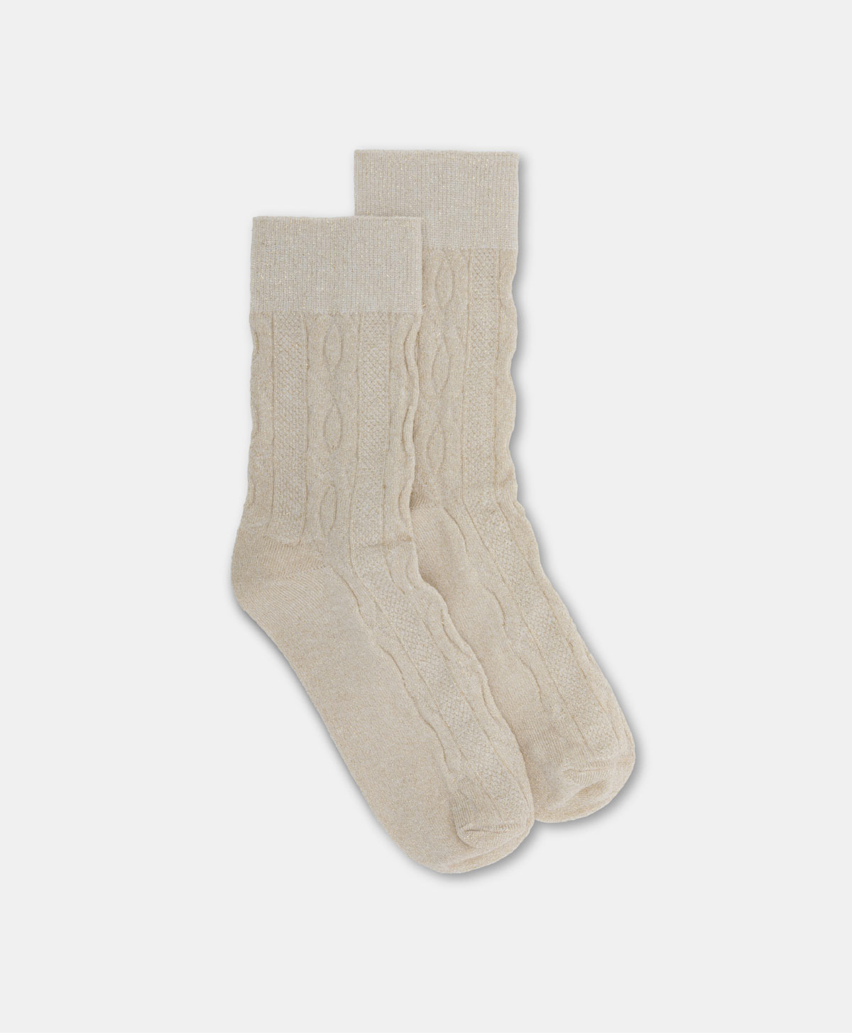 CHAUSSETTES NINFEA TRESSE LUREX - OR CLAIR - Shoes and accessories - Momonì