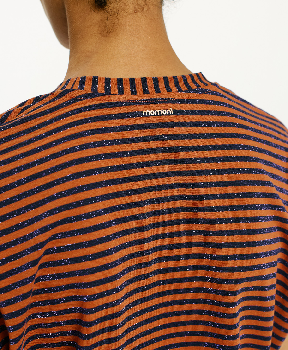 PAWA JERSEY T-SHIRT - RUST/PURPLE - Momonì