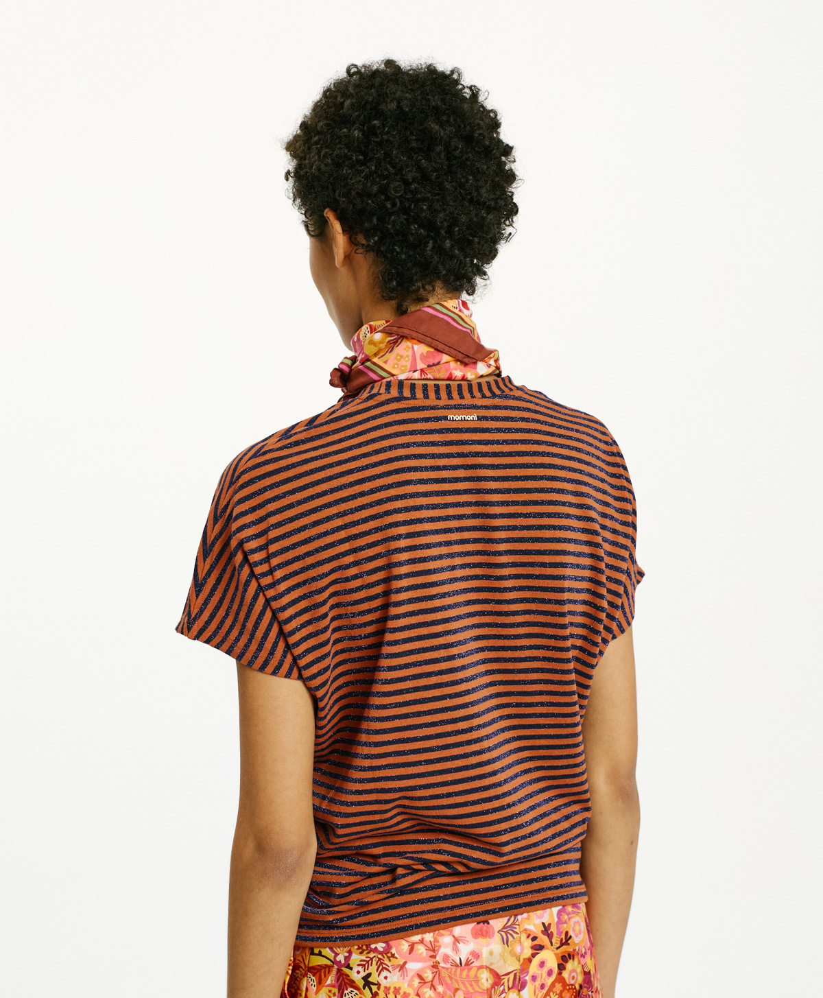 PAWA JERSEY T-SHIRT - RUST/PURPLE - Momonì