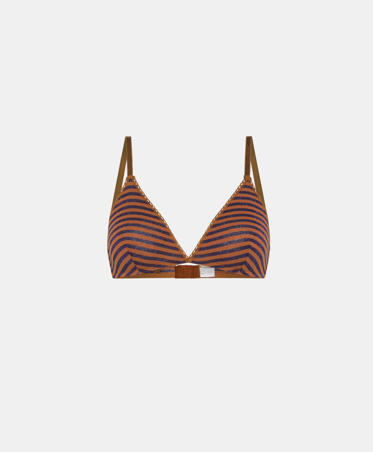 AMETHIST IN STRIPED JERSEY - RUST/PURPLE - Underwear - Momonì