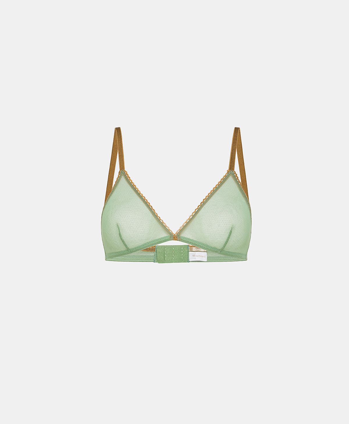 REGGISENO AMETHIST PLUMETIST - VERDE MELA - Underwear - Momonì