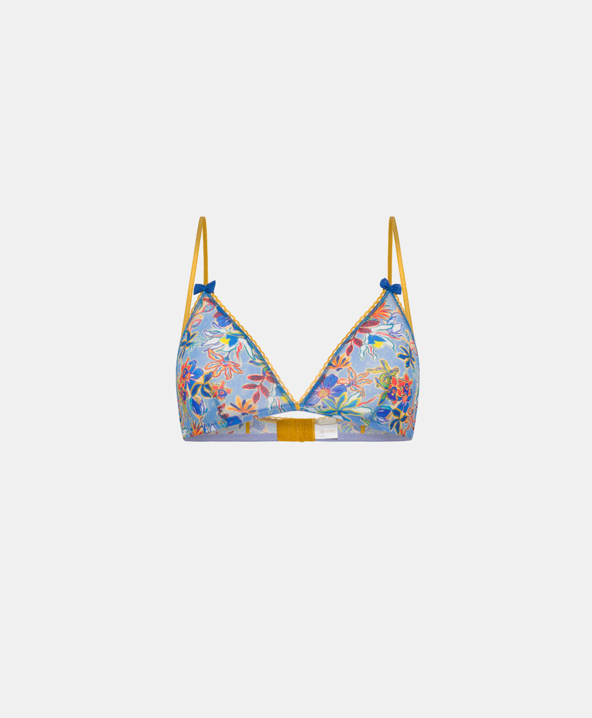 REGGISENO AMETHIST IN NYLON STAMPATO - AZZURRO MULTICOLOR - Underwear - Momonì