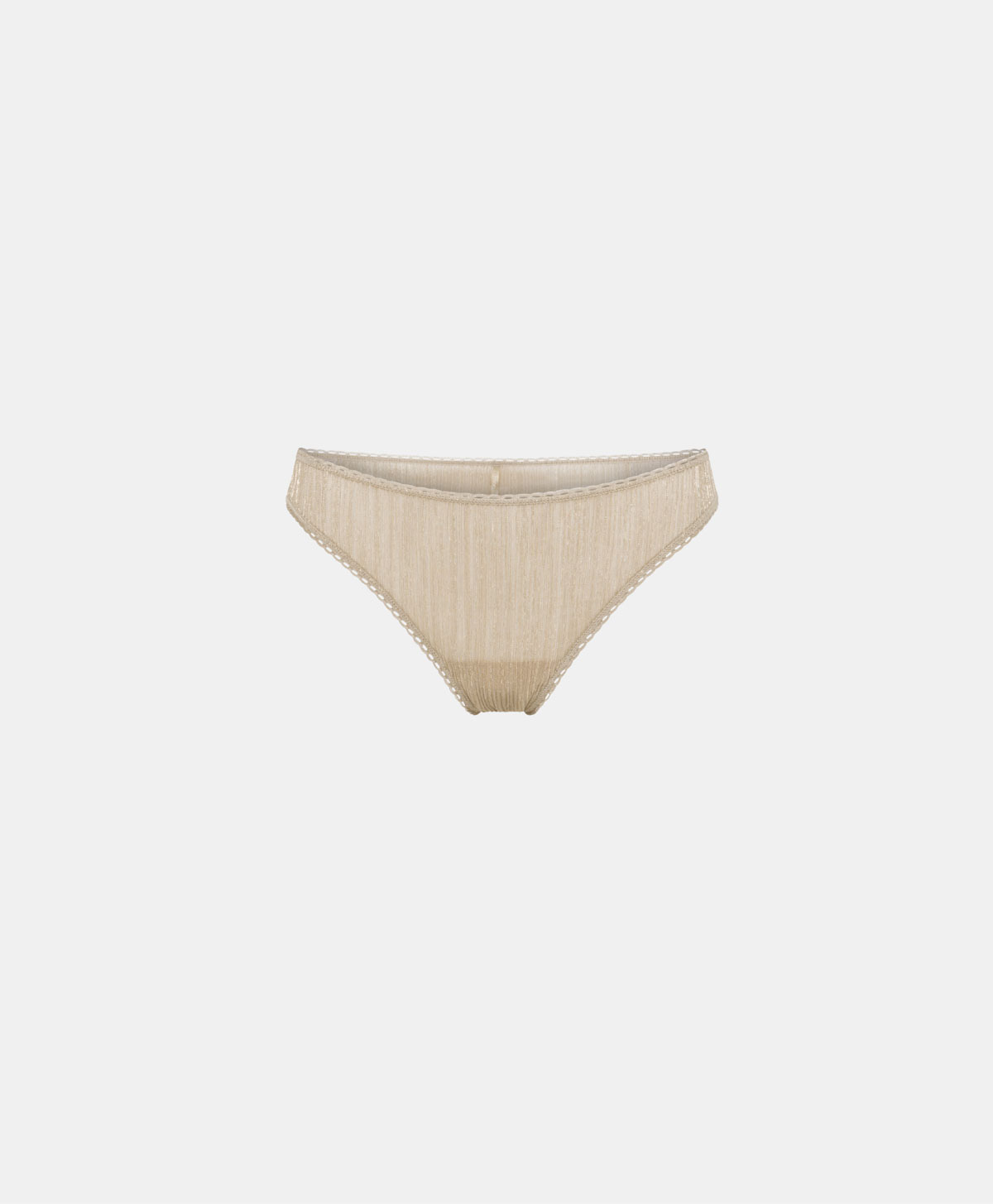 ARCA KNICKERS IN LUREX - CREAM/GOLD - Underwear - Momonì