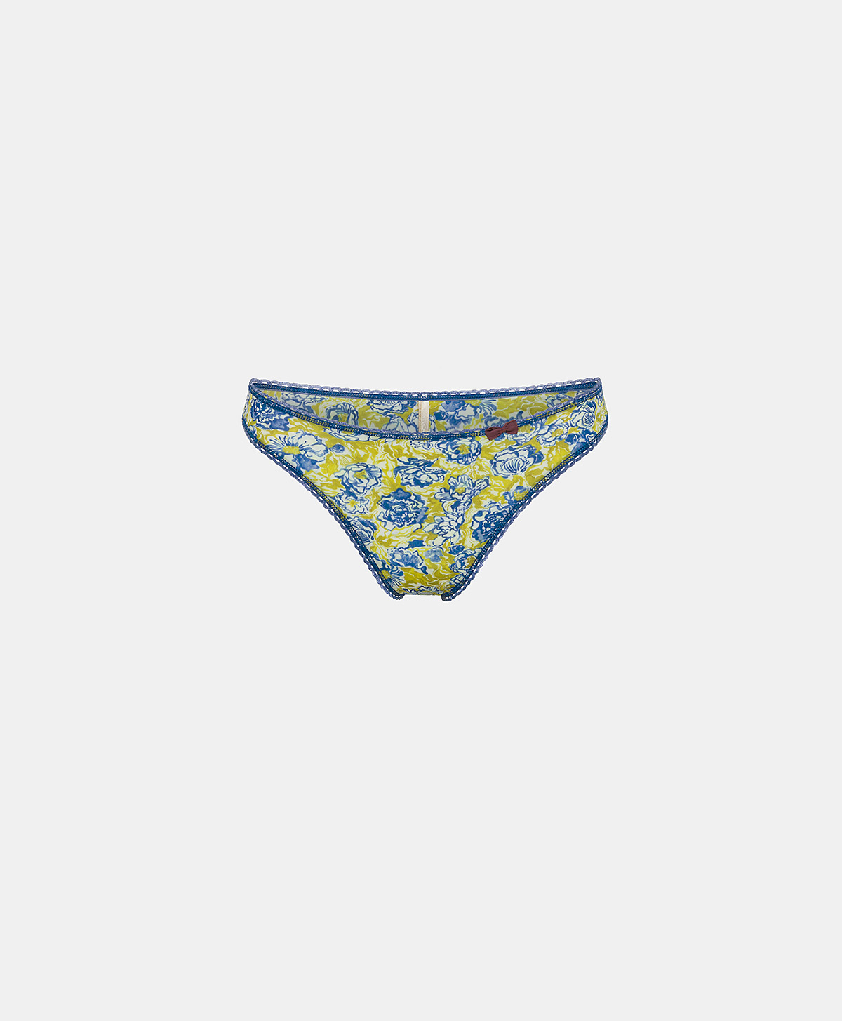 SLIP ARCA IN NYLON STAMPATO - VERDE/BLU - Underwear - Momonì