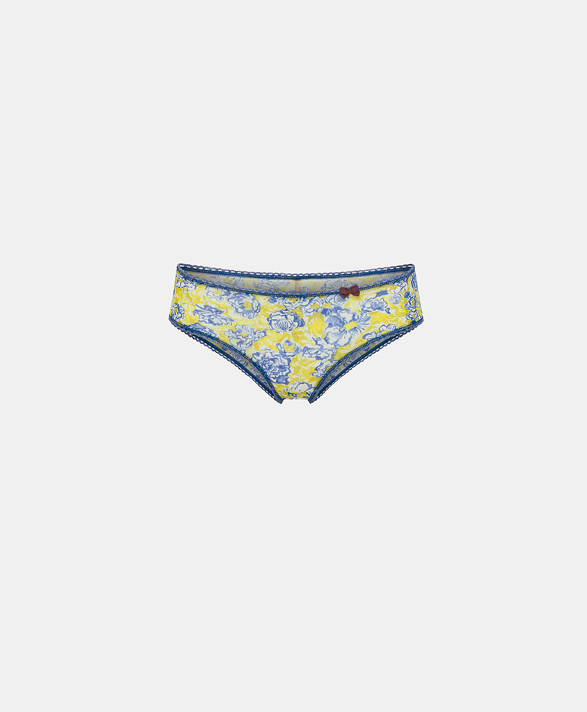 SLIP AMACA IN NYLON STAMPATO - VERDE/BLU - Underwear - Momonì