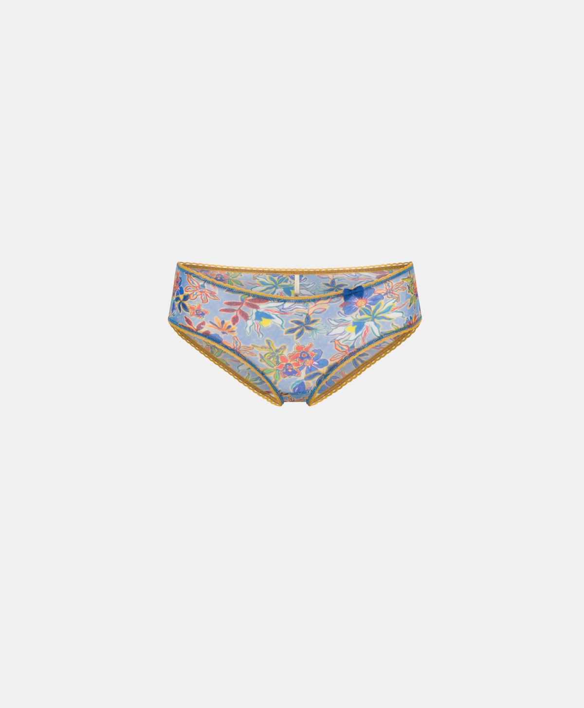 SLIP AMACA IN NYLON STAMPATO - AZZURRO MULTICOLOR - Underwear - Momonì
