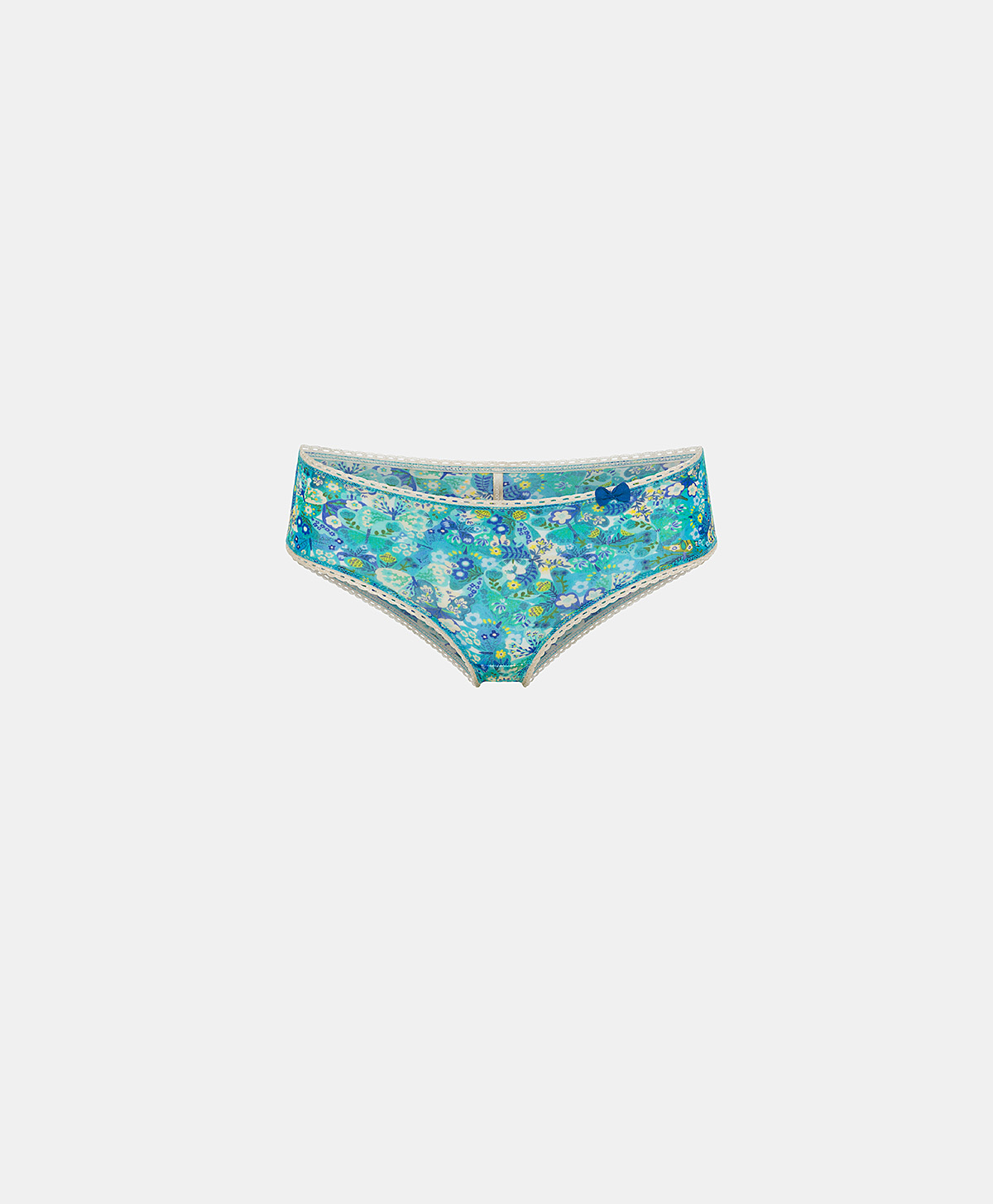 AMACA KNICKERS IN PRINTED NYLON - MULTICOLOR BLUETTE - Underwear - Momonì