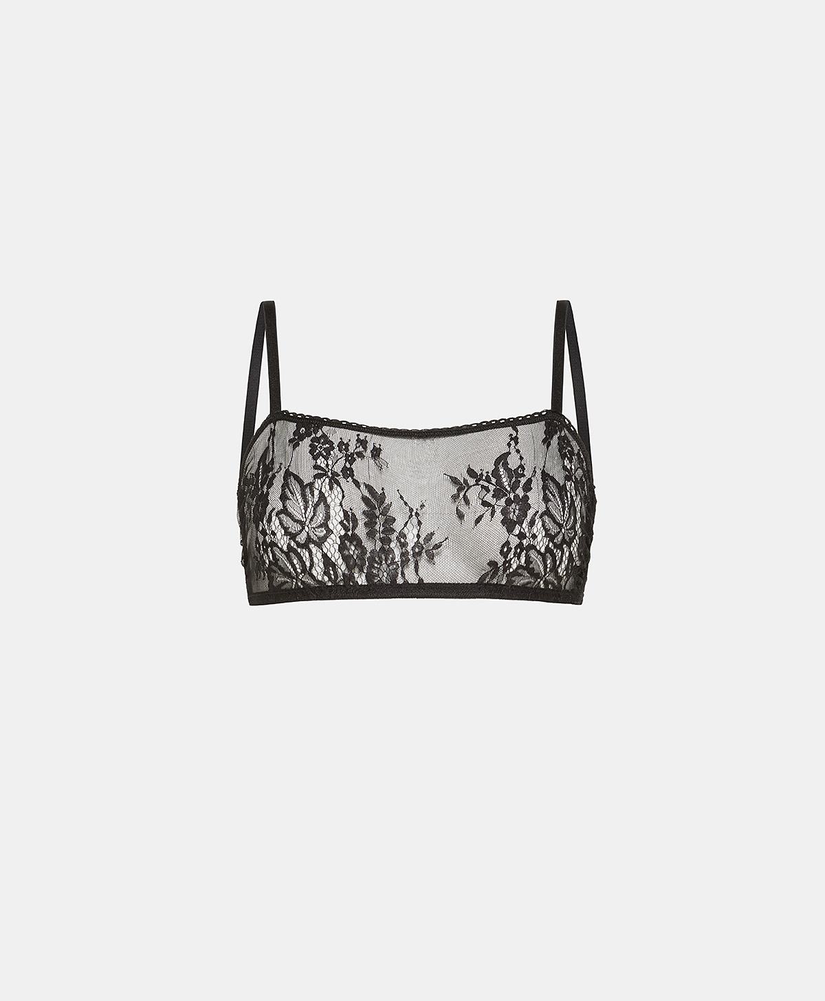 PARICA LACE BRA - BLACK - Underwear - Momonì